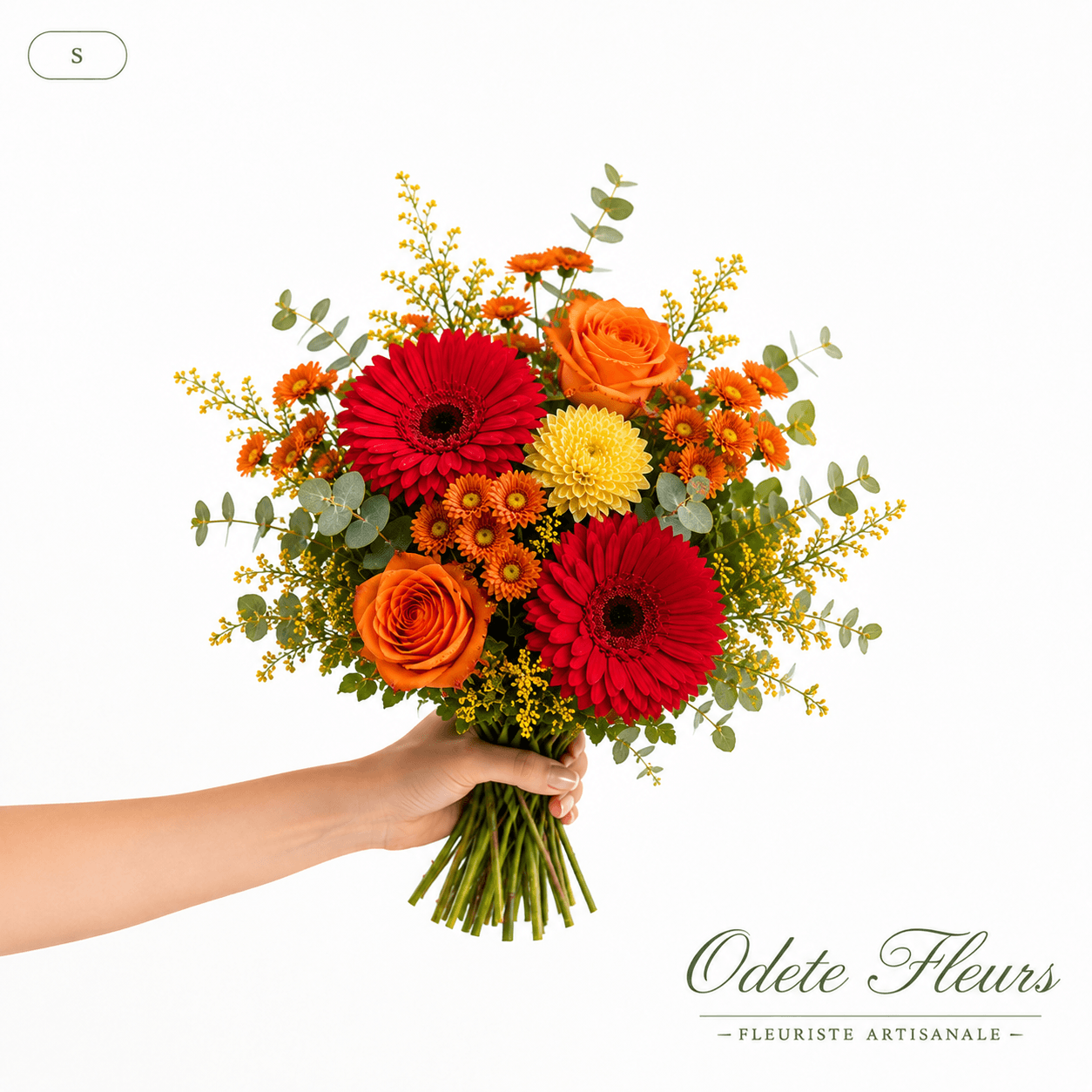 Bouquet aux couleurs chaudes