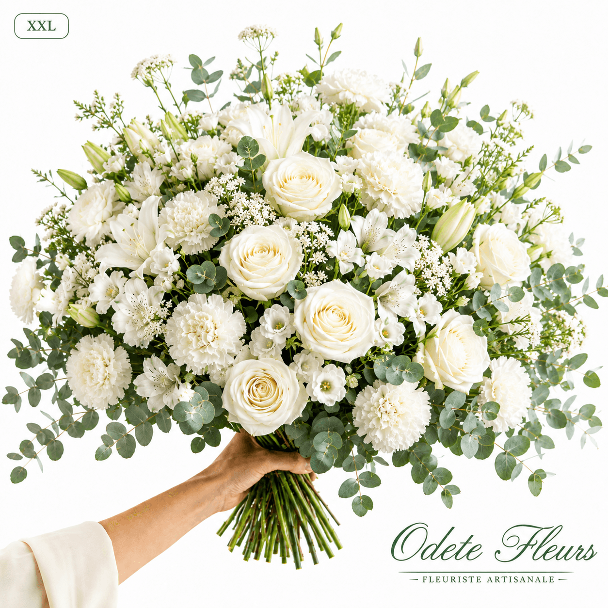 Bouquet blanc - taille XXL