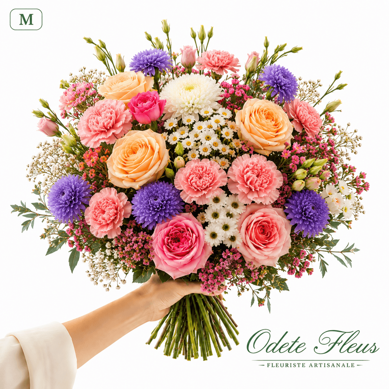 Bouquet coloré - taille M