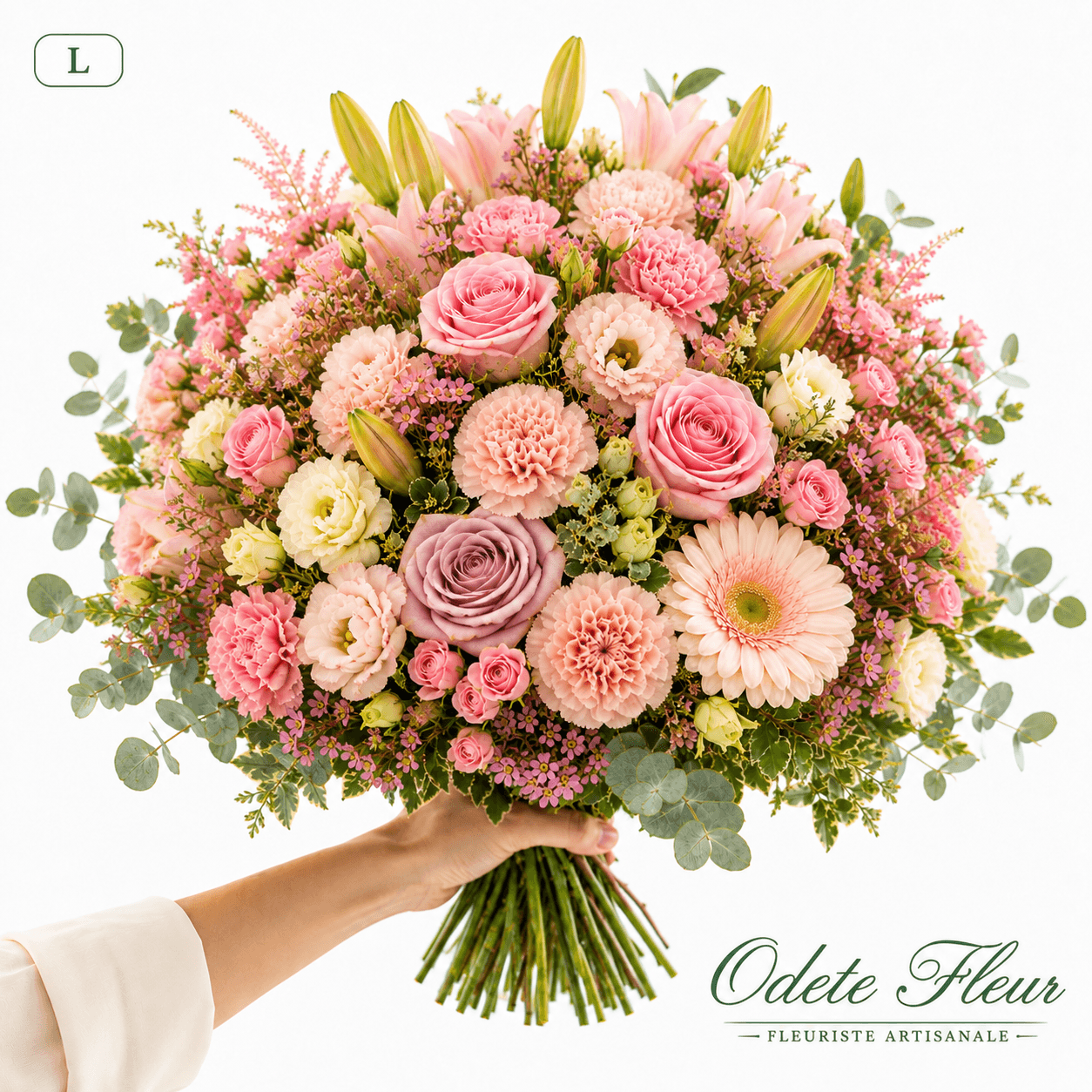 Bouquet pastel - taille L