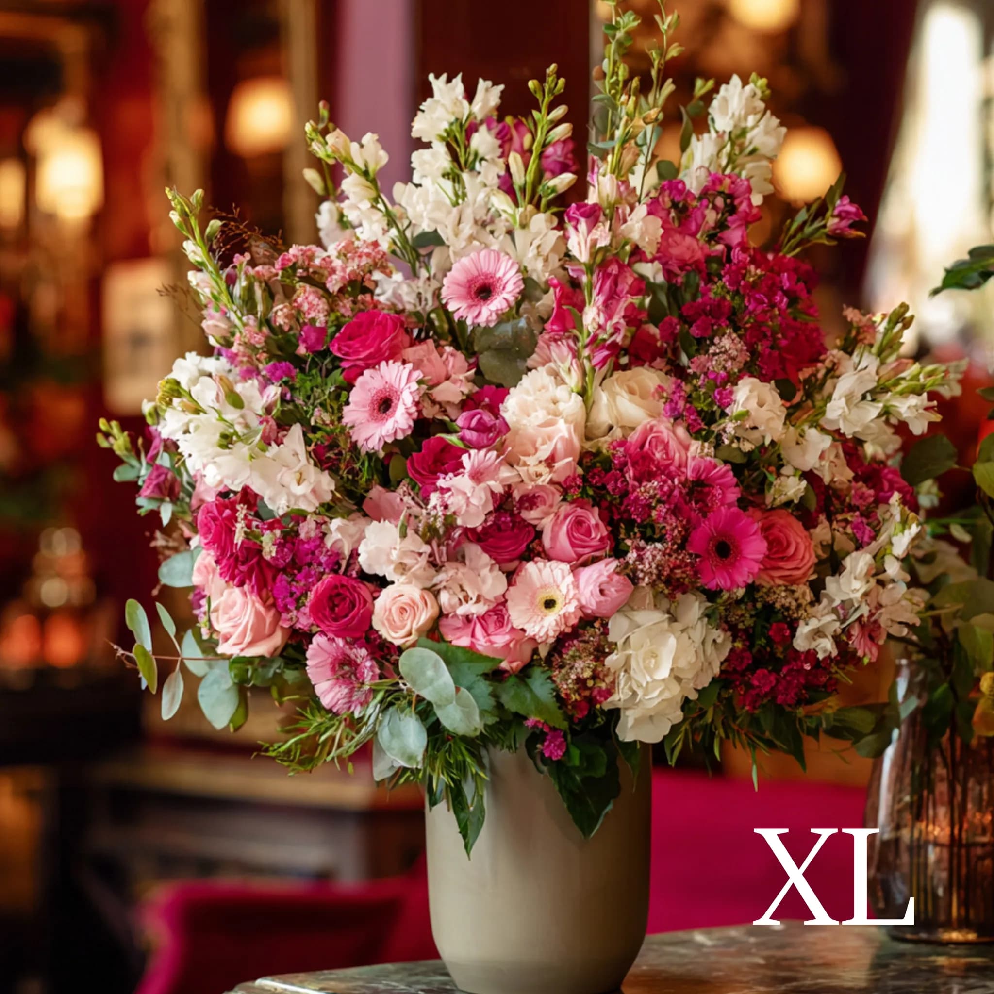 Bouquet rose et blanc
