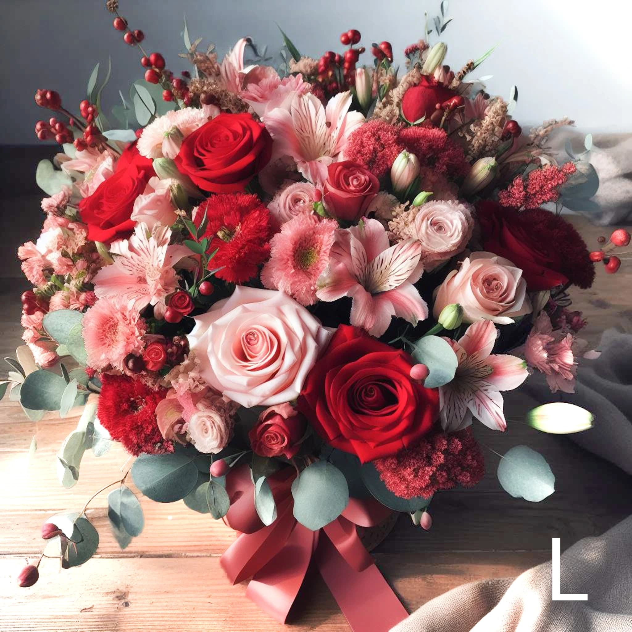Bouquet rouge et rose