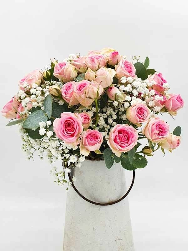 Le Classique : 10 roses romantiques haut de gamme